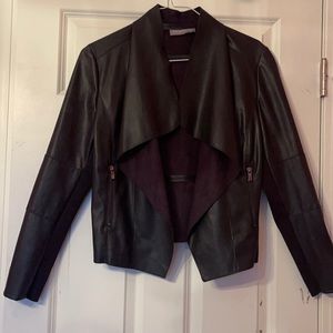 BAGATELLE Black Vegan Leather Jacket